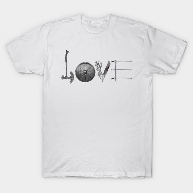 Viking love T-Shirt by Windytee
